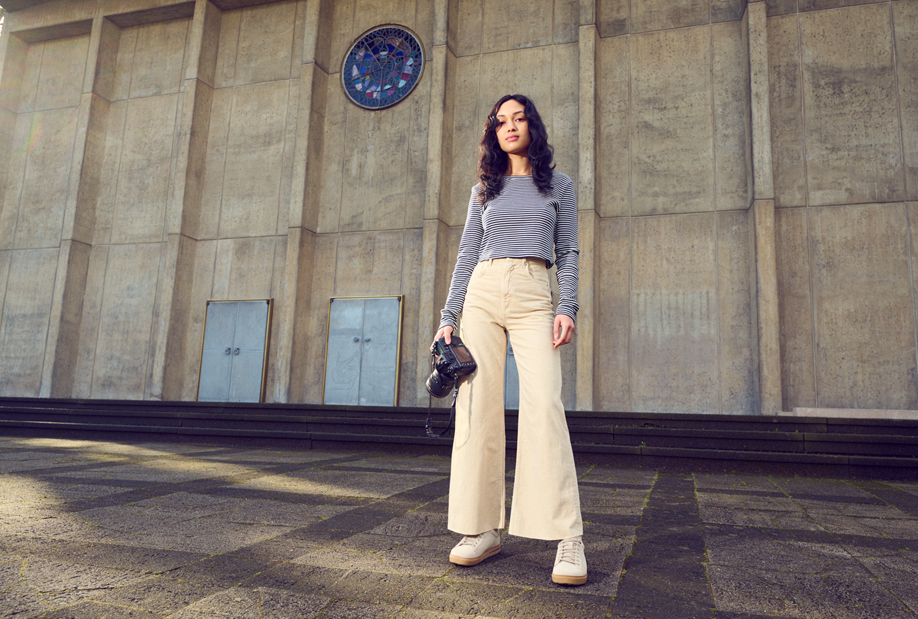 Retro Outfit Pants Elegant Casual Commuting All-Match High-Waisted