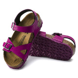 Birkenstock Pink Rio Kids Birko-Flor Sandal sole