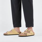 take a look at Birkenstock Arizona Suede Leather sandal