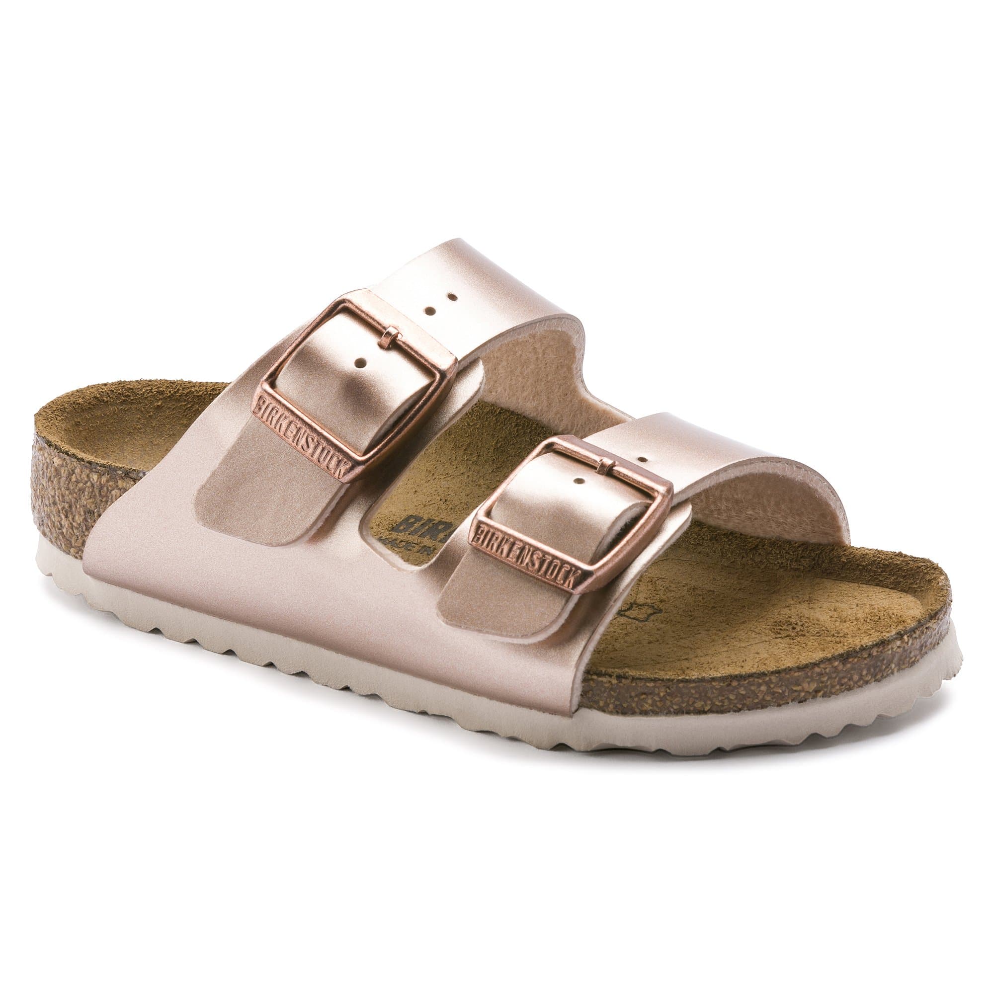 Buy Gold Gold/Electric Metallic Copper Arizona Kids Birko-Flor Online in India | BIRKENSTOCK