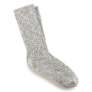 Birkenstock White Skin-friendly Cotton Socks for Women