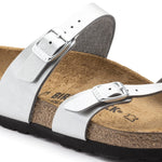 Birkenstock Mayari Graceful Silver Birko-Flor detail
