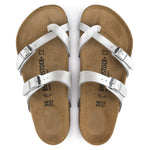 Birkenstock Mayari Graceful Silver Birko-Flor top view