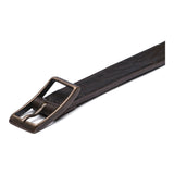 Birkenstock Belt: Genuine Dark Brown Leather, 20mm