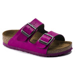 Birkenstock Pink Arizona Kids Birko-Flor Sandal Right pair view