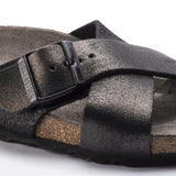 Siena Black Suede Leather Sandal by Birkenstock