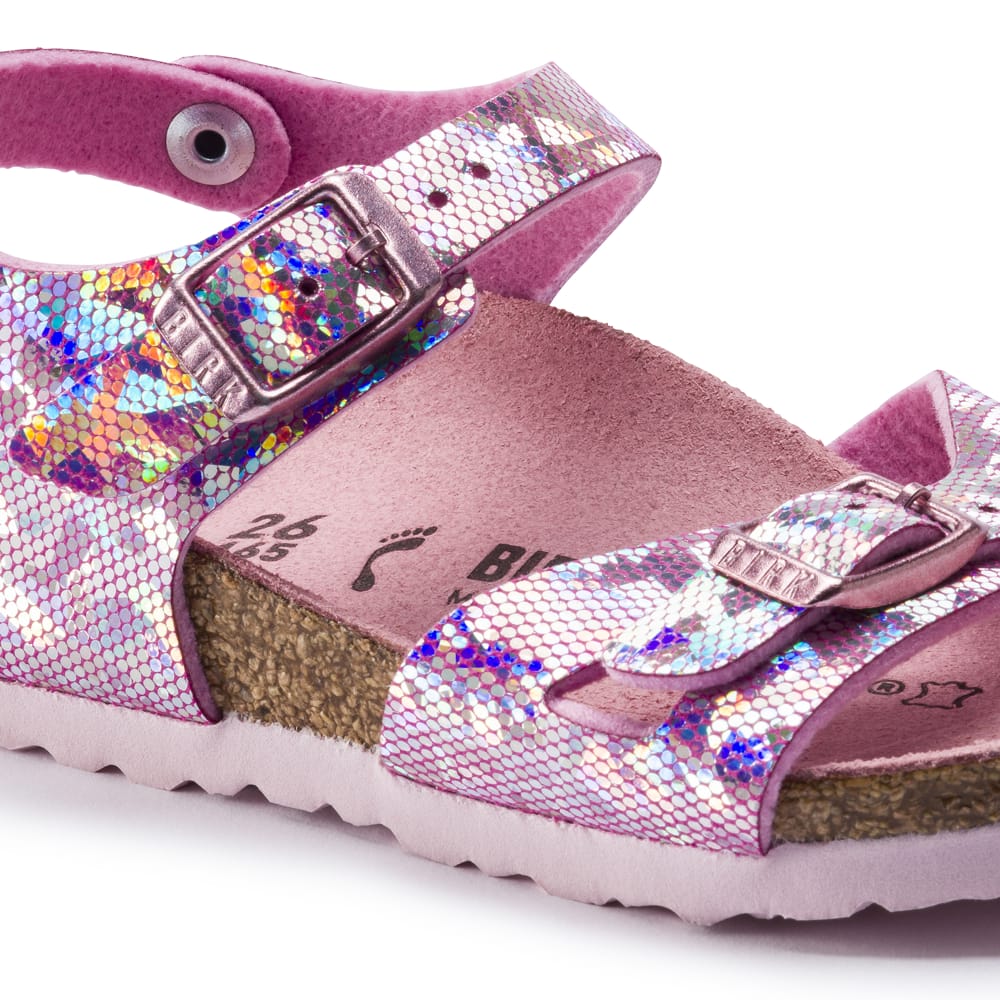 Birkenstock Pink Rio Kids Synthetics Sandal detail