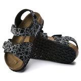 Birkenstock Black Palu Kids Synthetics Sandal sole view