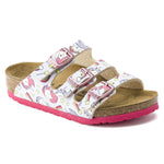 Birkenstock Unicorn Pink Florida Kids Birko-Flor front side view