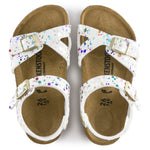 Birkenstock Confetti White Rio Kids Synthetics Front View