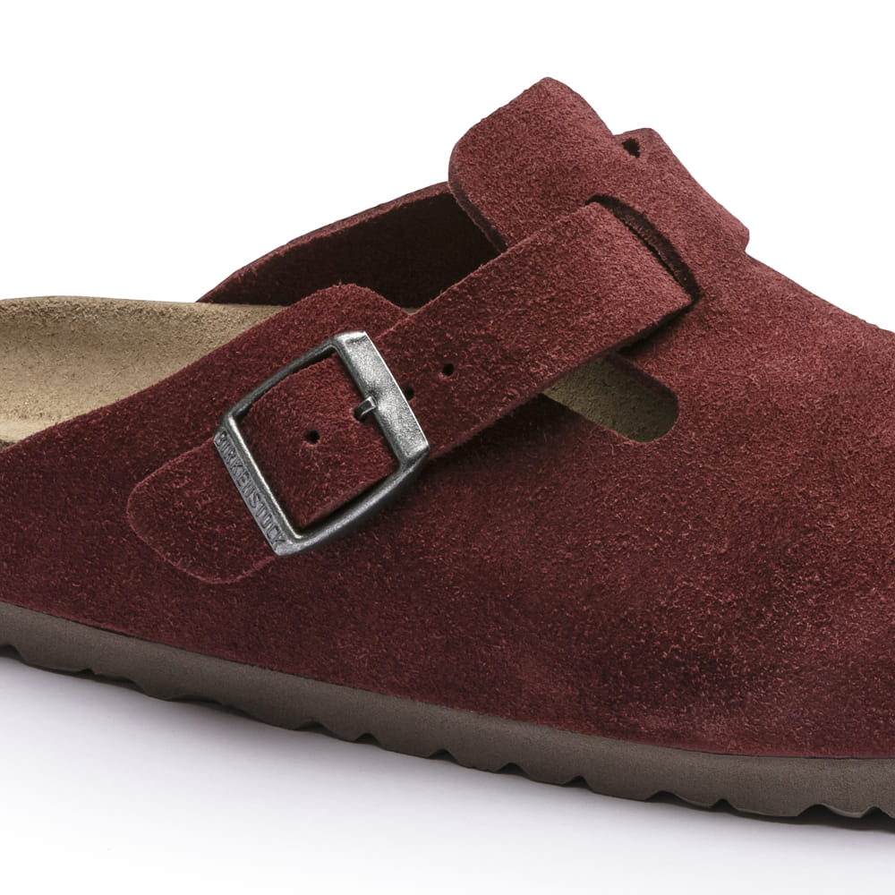 Buy Red Red/Vermouth Boston Soft Footbed Suede Leather Online in