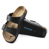 Birkenstock Arizona: Sleek Black Two-strap Sandal