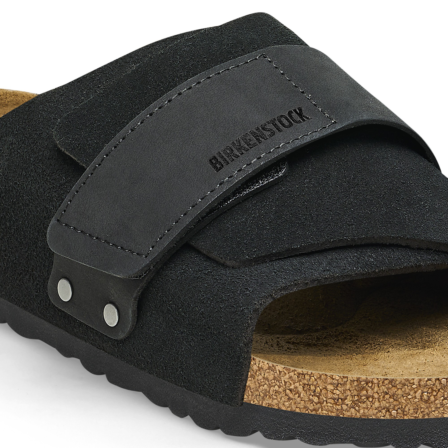 Birkenstock Kyoto サンダル 40 ブラック Buy Black Kyoto Nubuck Leather/Suede Black Online in India
