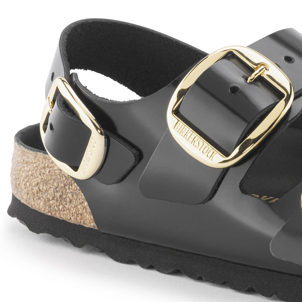 Milano Big Buckle Natural Leather Patent