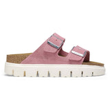 All about Birkenstock Arizona Chunky pink Suede Leather 