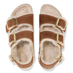 Milano Big Buckle Shearling Oiled Leather - BIRKENSTOCK