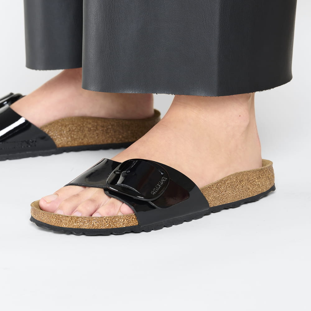 Buy Black Black/Black Patent Madrid Big Buckle Birko-Flor Patent