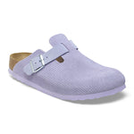 Shop Birkenstock Purple/Purple Fog Boston Suede Embossed Clog 