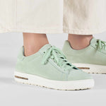 Look for the Birkenstock Bend Low green Suede Leather Shoes 