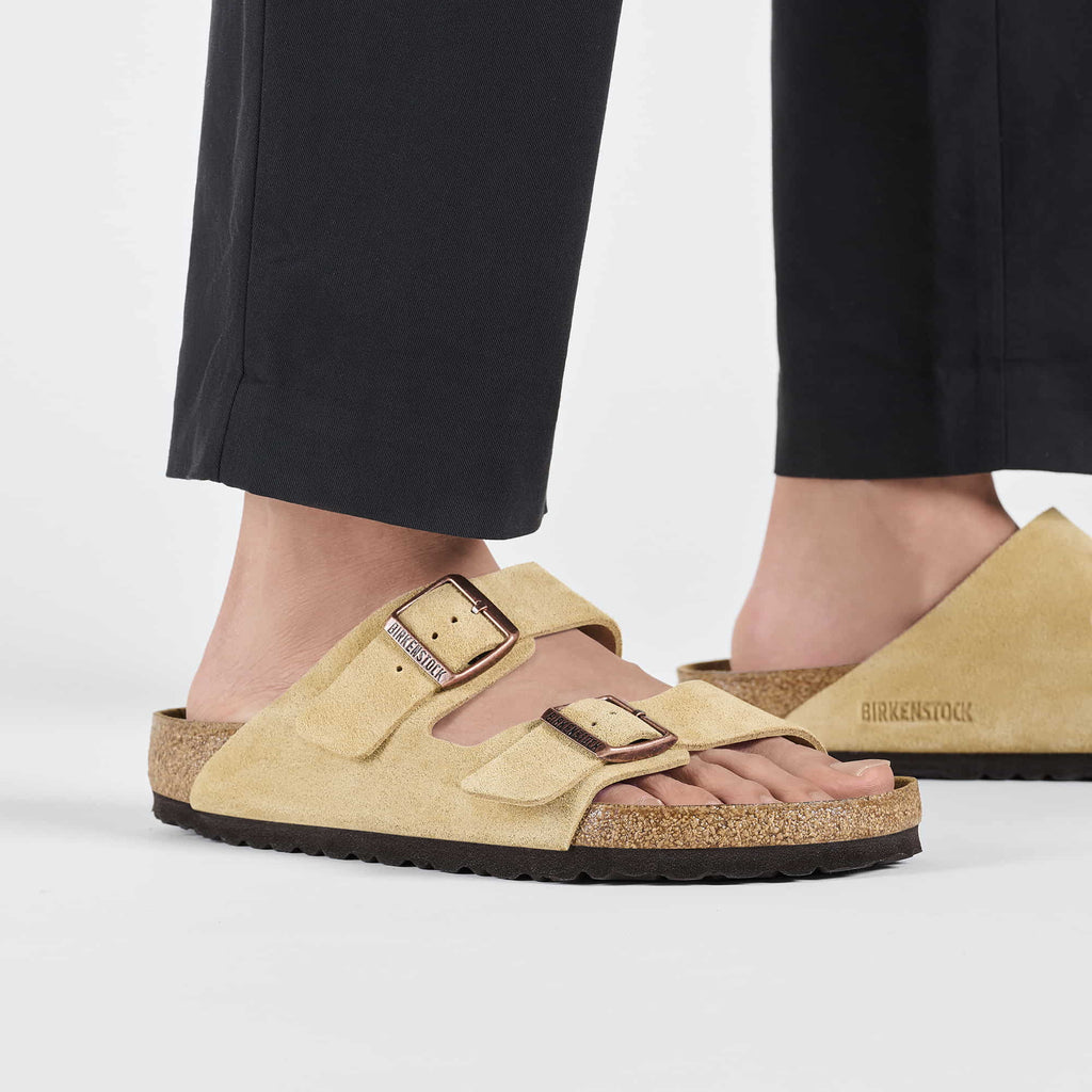 Have a look at Birkenstock Arizona Suede Leather sandal