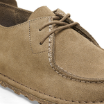 Utti Lace Suede Leather Gray Taupe - BIRKENSTOCK
