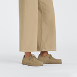 Utti Lace Suede Leather Gray Taupe - BIRKENSTOCK