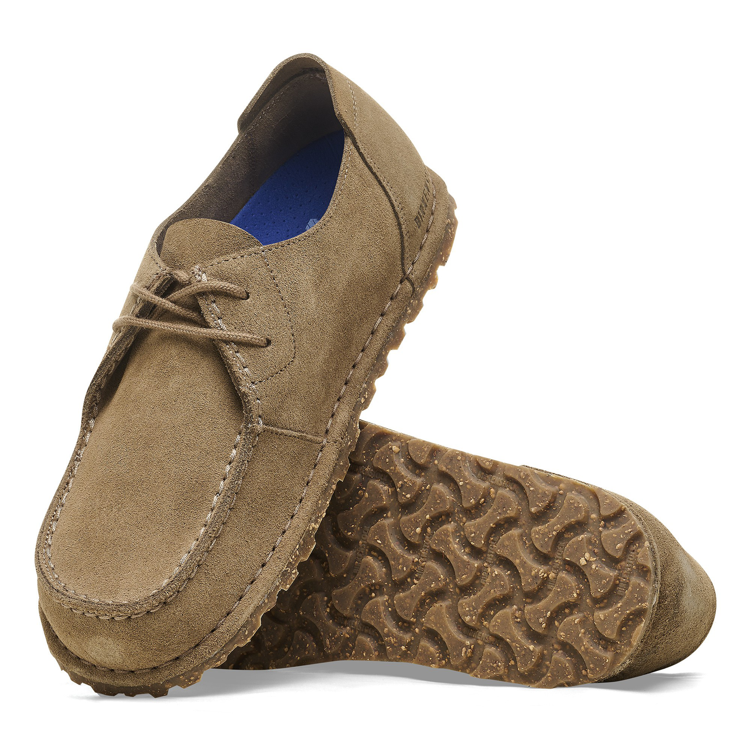 Utti Lace Suede Leather Gray Taupe - BIRKENSTOCK
