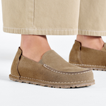 Utti Slip On Suede Leather Gray Taupe - BIRKENSTOCK