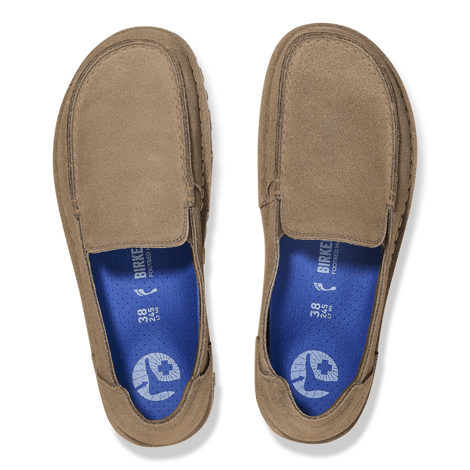 Utti Slip On Suede Leather Gray Taupe - BIRKENSTOCK