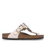 Gizeh Flower Embellishment Natural Leather Light Rose - BIRKENSTOCK