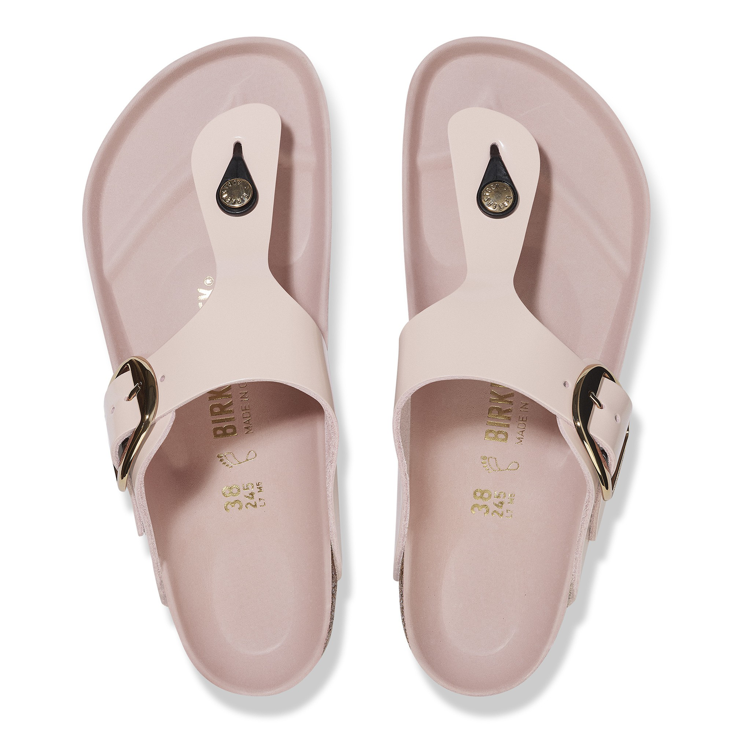 Buy Pink Gizeh Big Buckle Natural Leather Patent Online in India Buy Pink Gizeh Big Buckle Natural Leather Patent Online in India