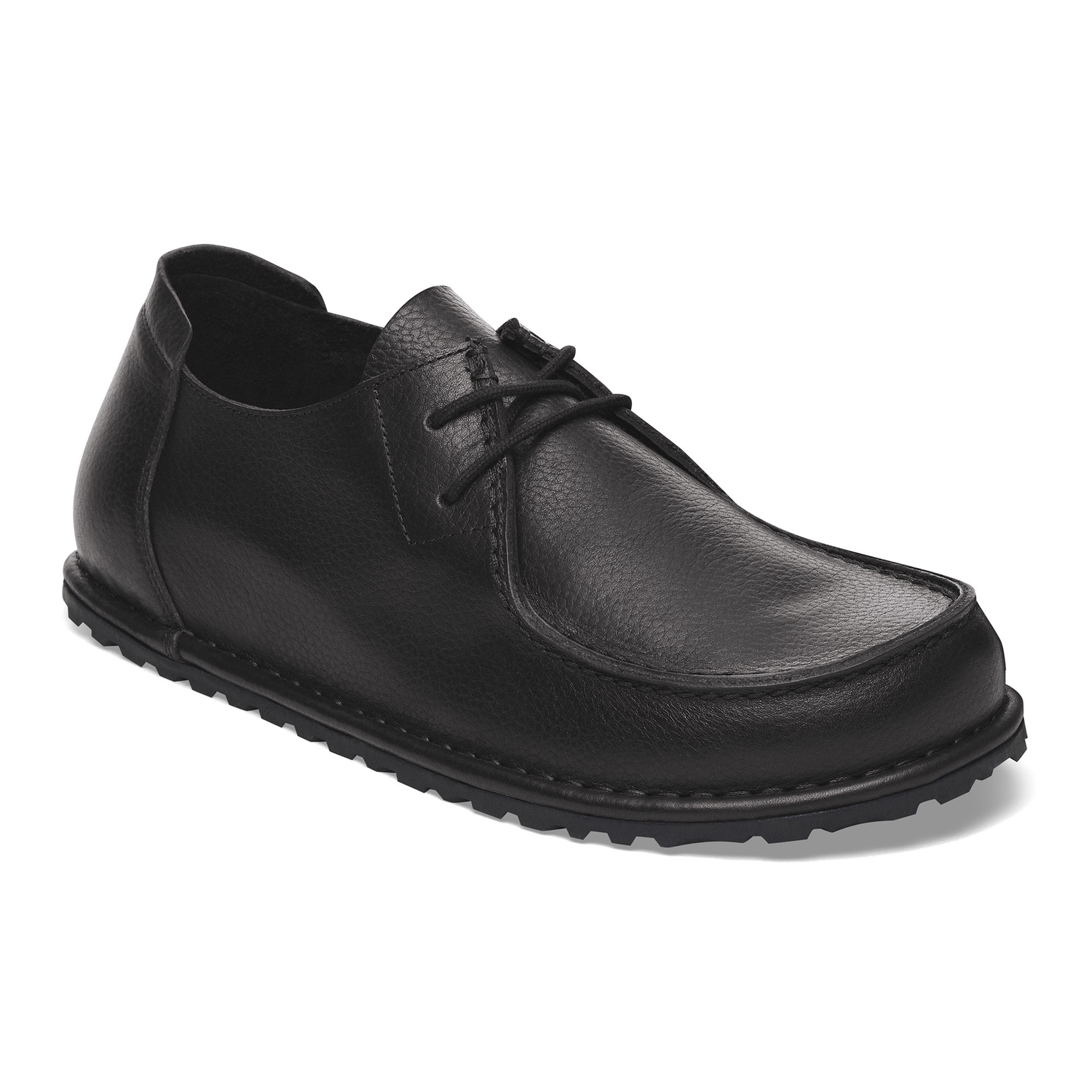 Utti Lace Natural Leather Black - BIRKENSTOCK