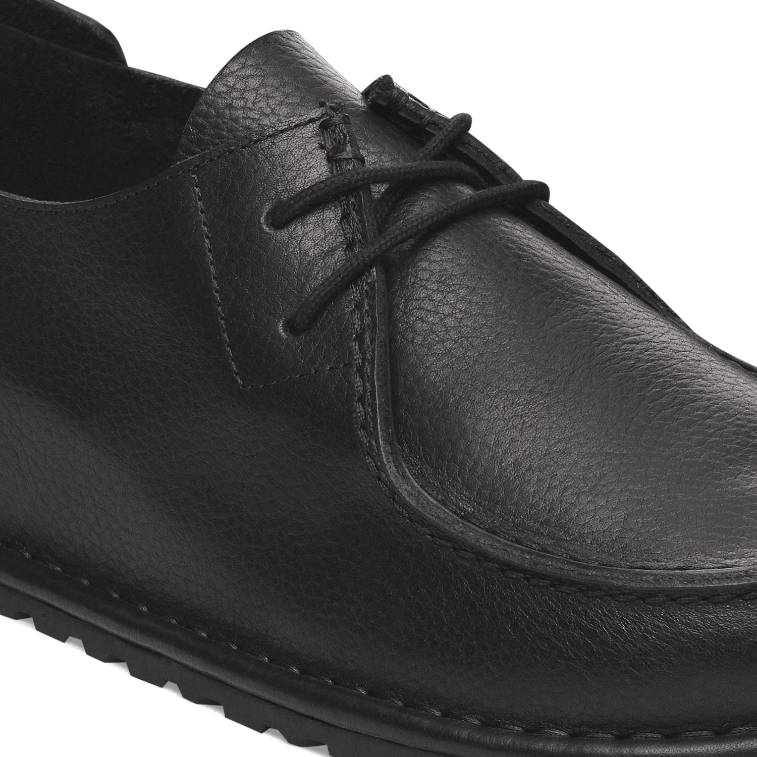 Utti Lace Natural Leather Black - BIRKENSTOCK