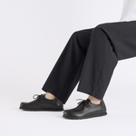 Utti Lace Natural Leather Black - BIRKENSTOCK