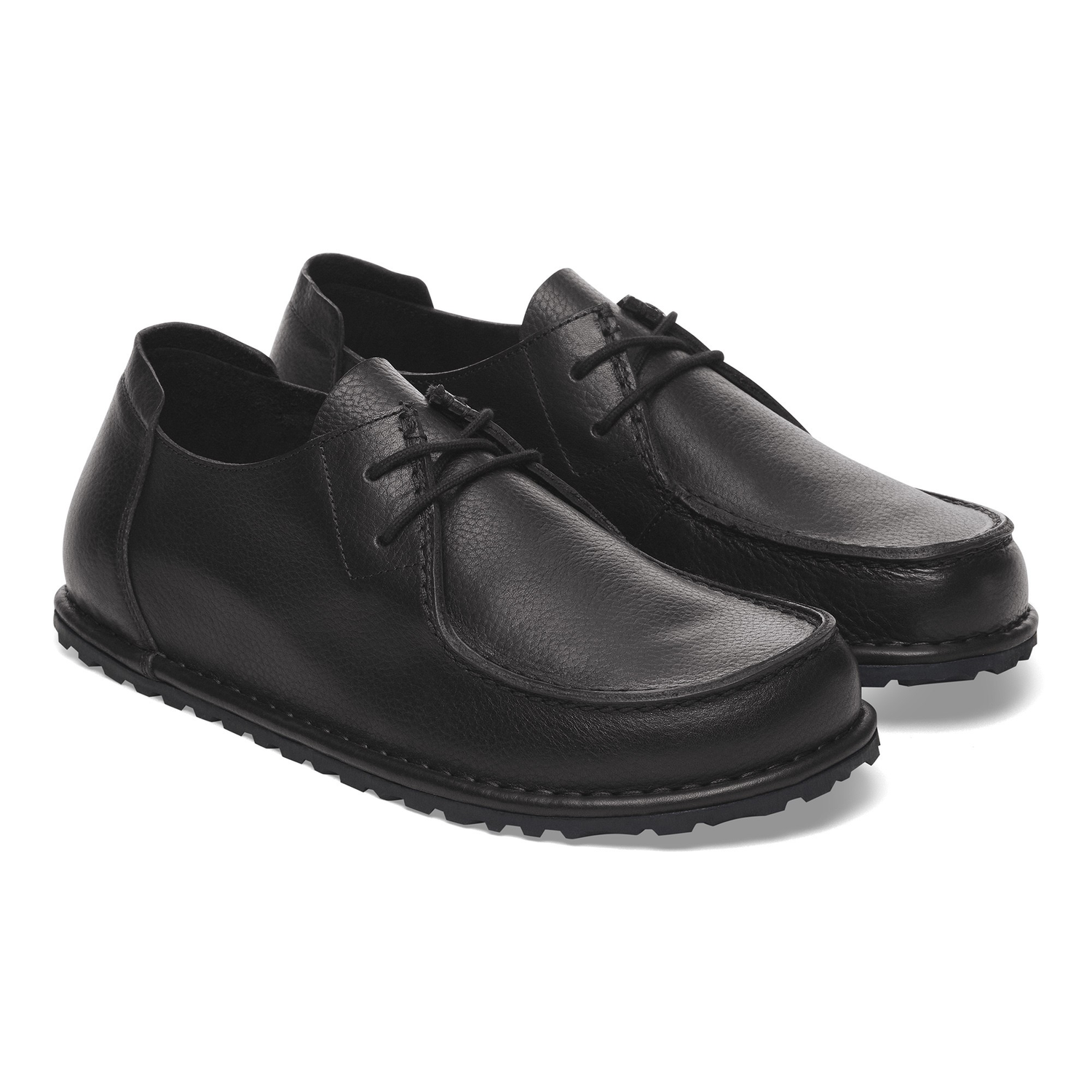 Utti Lace Natural Leather Black - BIRKENSTOCK
