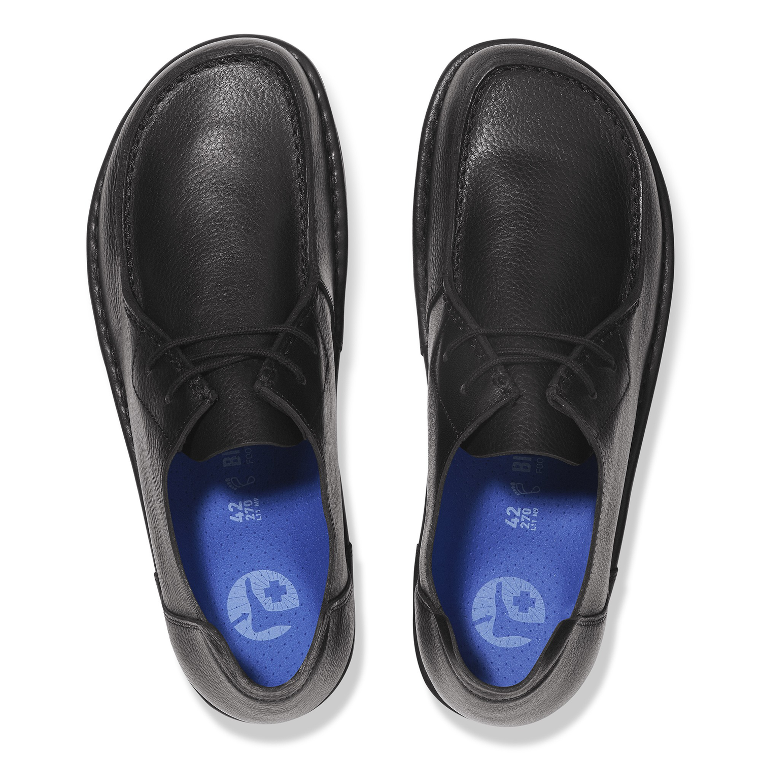 Utti Lace Natural Leather Black - BIRKENSTOCK