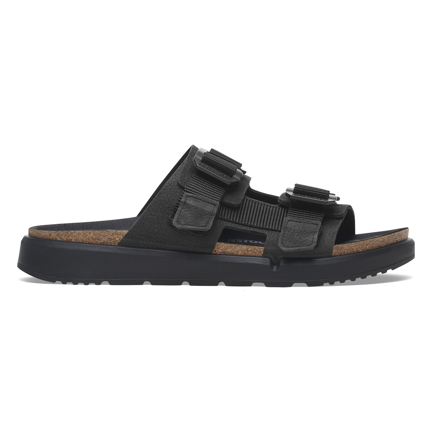 Shinjuku 2 Strap Natural Leather/Textile Black - BIRKENSTOCK