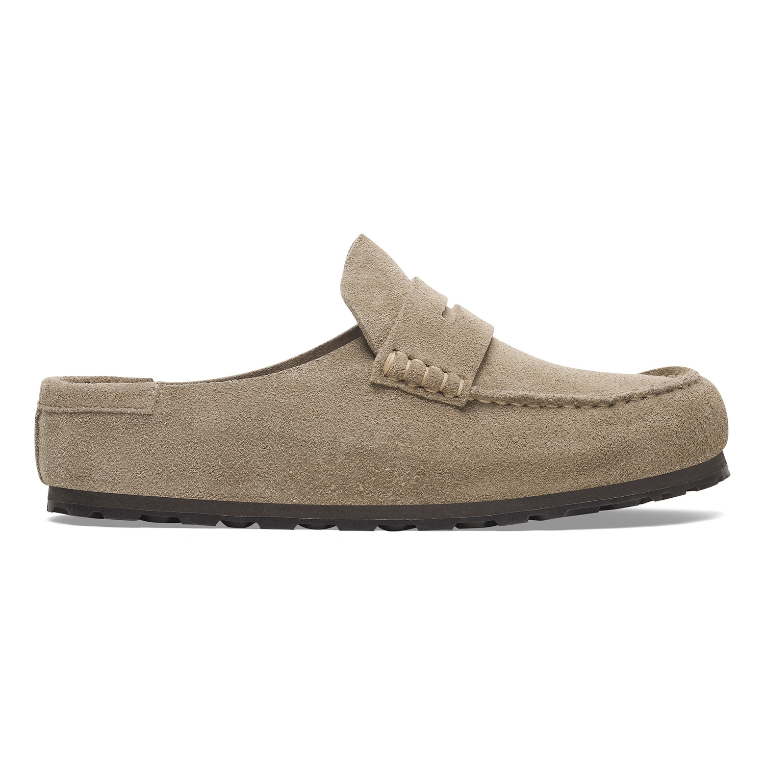 Naples Wrapped Suede Leather Taupe - BIRKENSTOCK