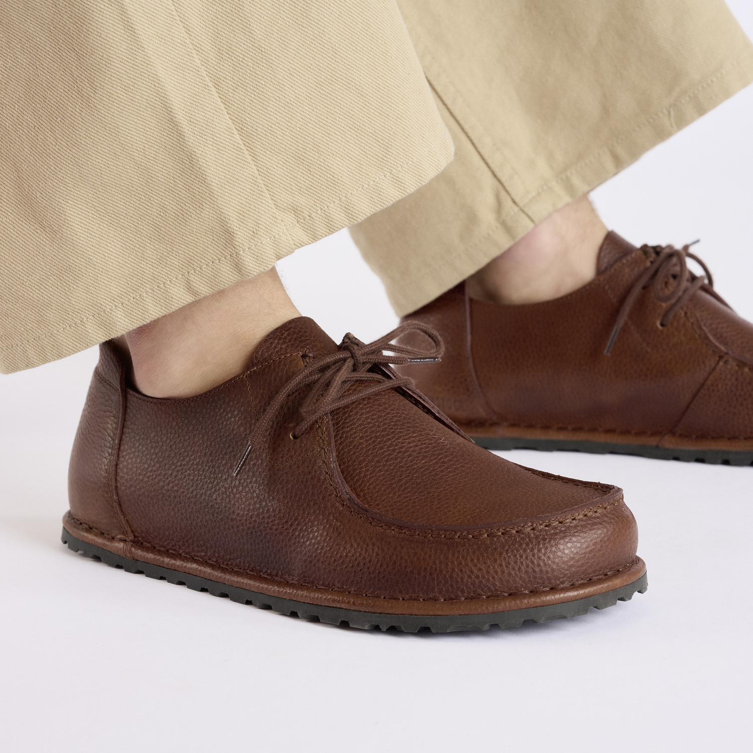 Utti Lace Natural Leather Roast - BIRKENSTOCK