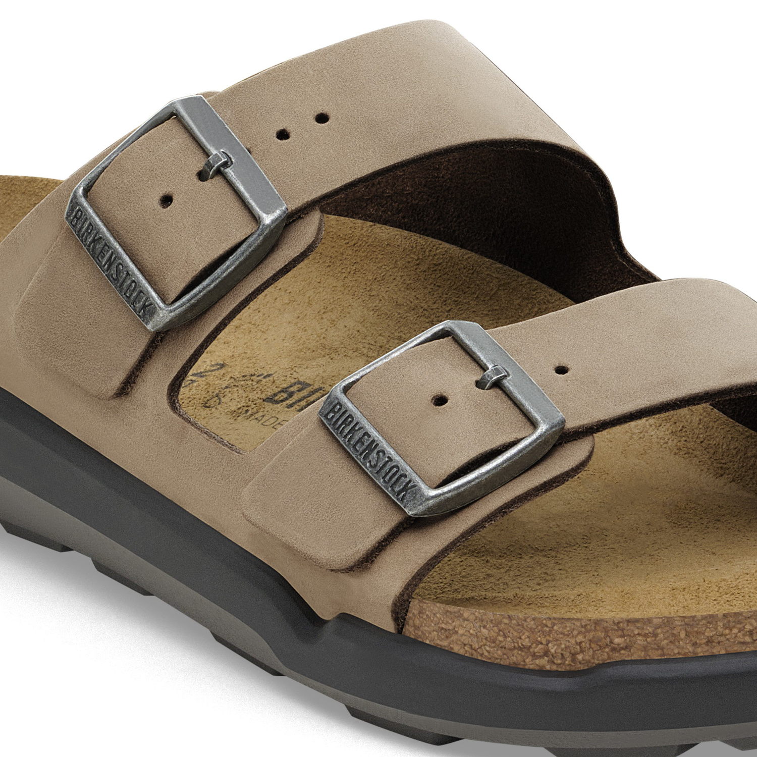 Arizona Crosstown Men Waxy Leather Tabacco Brown - BIRKENSTOCK