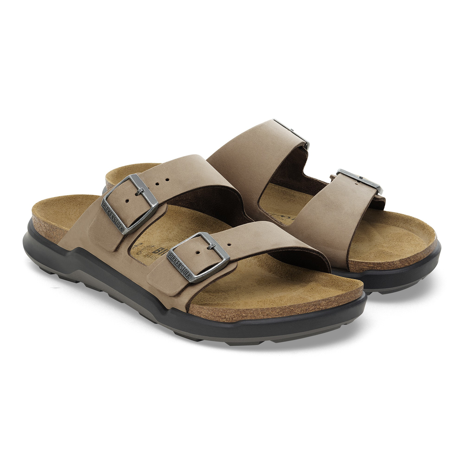 Arizona Crosstown Men Waxy Leather Tabacco Brown - BIRKENSTOCK