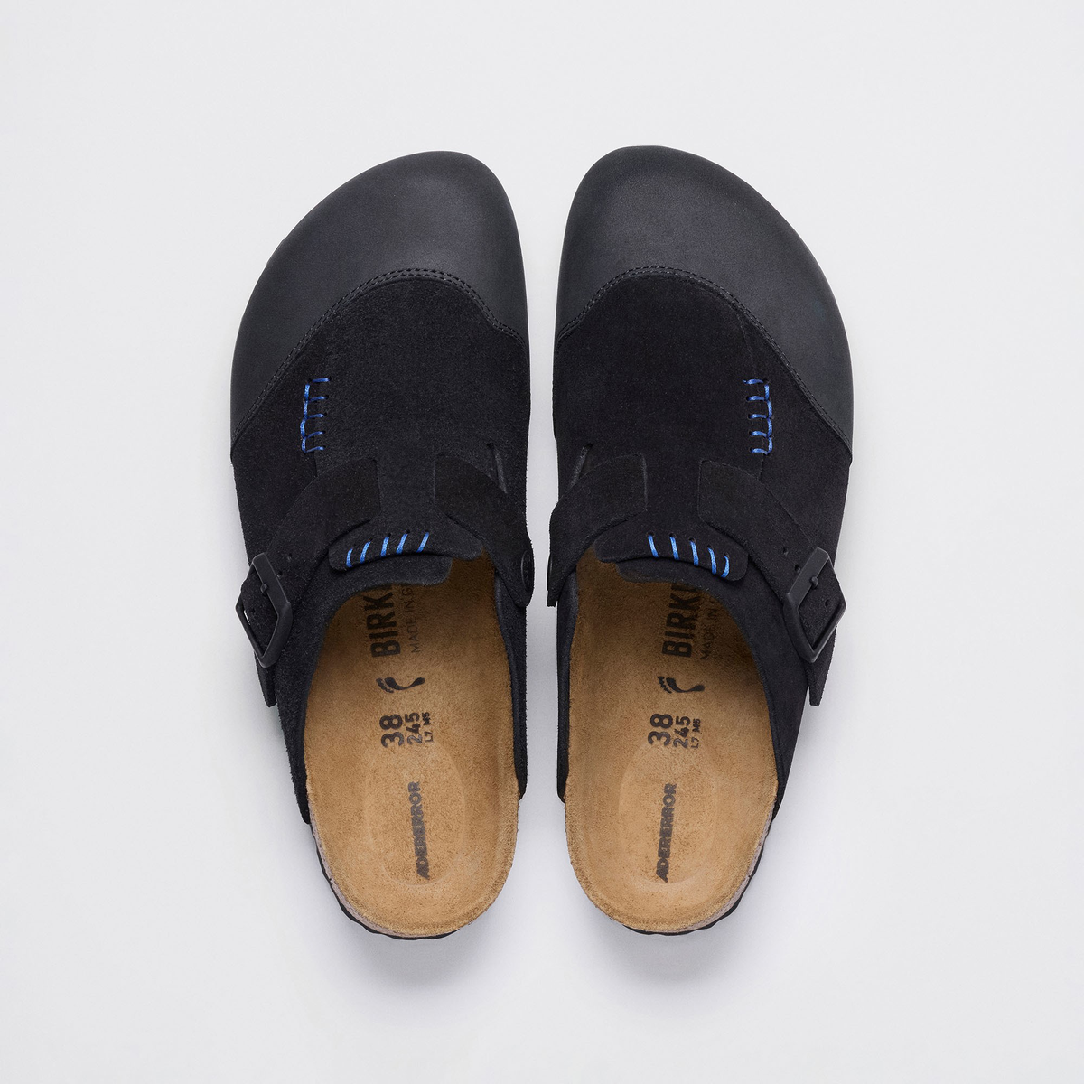 ADERERROR Boston Cap Suede Leather Black