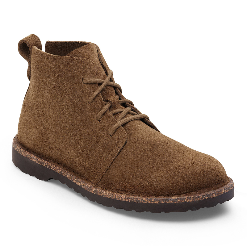 Uppsala Mid Suede Leather Dark Tea