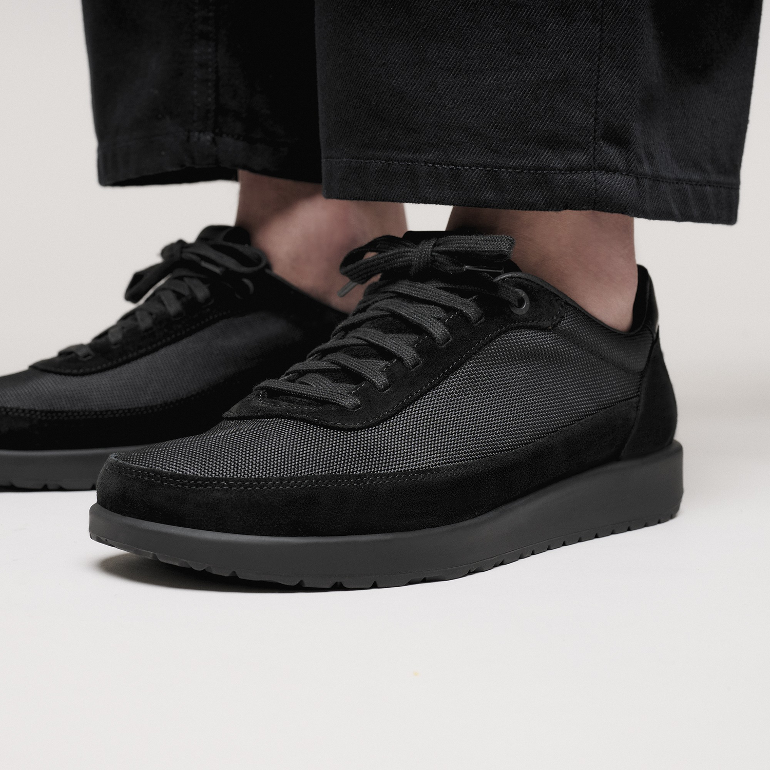 Buy Black Honnef City Natural Leather/Textile Black/Black Online
