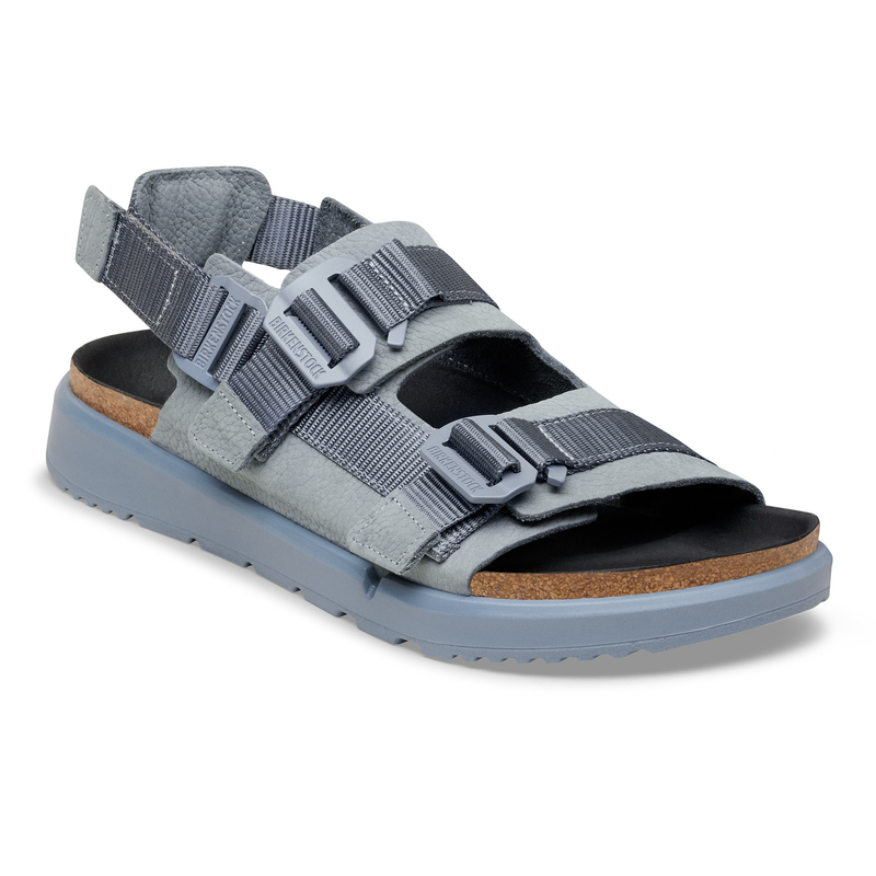 Shinjuku Natural Leather/Textile Basalt Gray