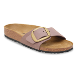 Madrid Big Buckle Nubuk Leather Faded Purple - BIRKENSTOCK
