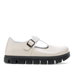 Paris Chunky Natural Leather Oyster - BIRKENSTOCK