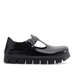 Paris Chunky Natural Leather Black - BIRKENSTOCK