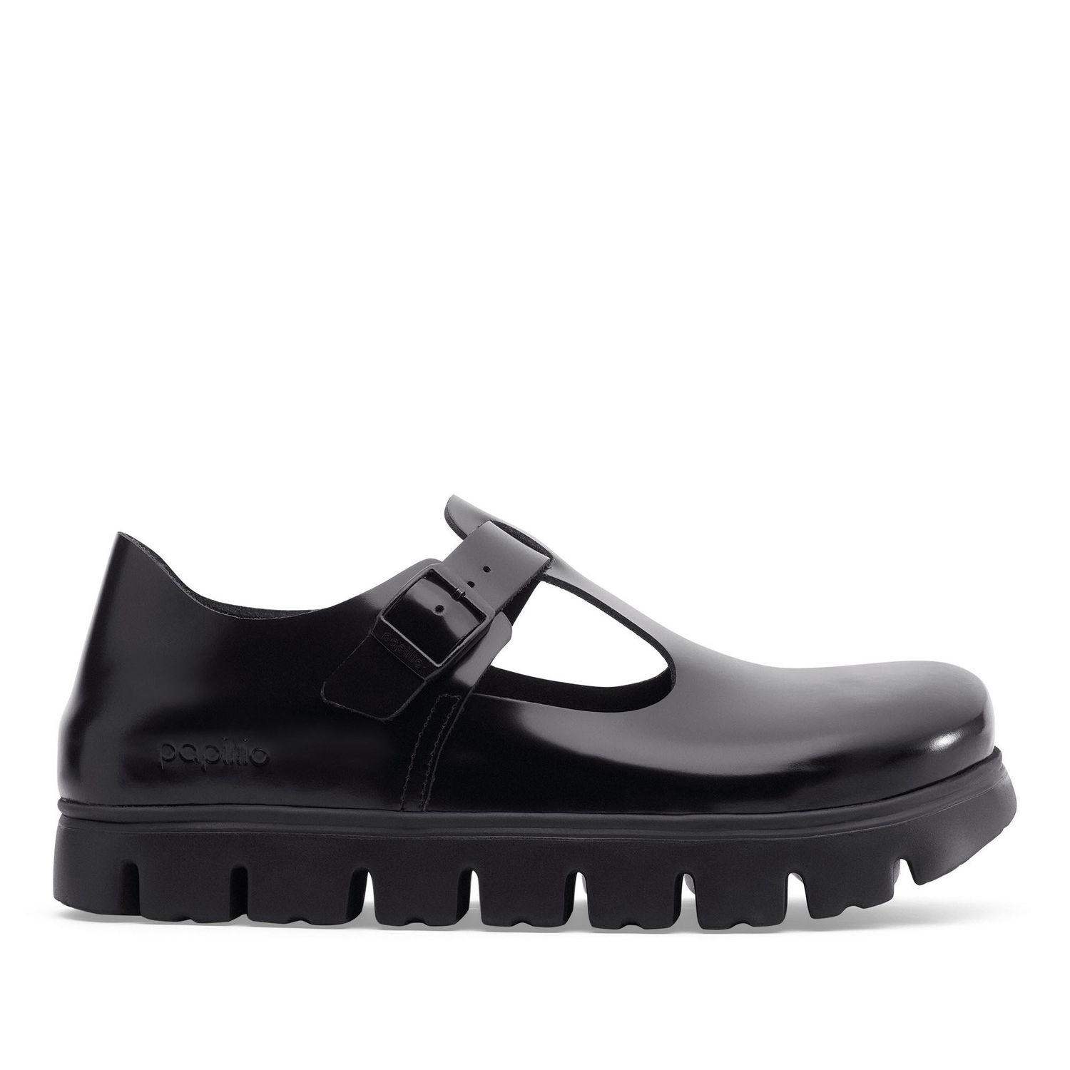 Paris Chunky Natural Leather Black - BIRKENSTOCK