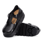 Paris Chunky Natural Leather Black - BIRKENSTOCK